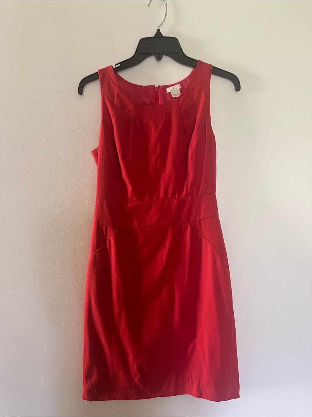 J. Crew Crimson Sleeveless Sheath Dress